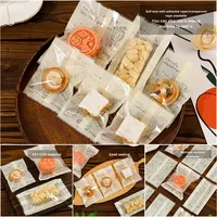 Sacs rétractables transparents et durables pour produits de boulangerie, nougats, bonbons et emballages de fêtes