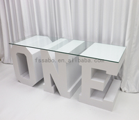 Table de salle à manger de restaurant de luxe moderne Verre en acier inoxydable pour l'extérieur hôtel Décoration pliée Centres de table pour mariages
