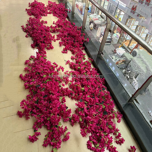 ดอกเฟื่องฟ้าสีชมพูสดแบบเรียบหรูสั่งทำพิเศษสำหรับตกแต่งหน้าร้าน งานแต่งงาน และงานอีเว้นท์ต่างๆ - Product Image 1