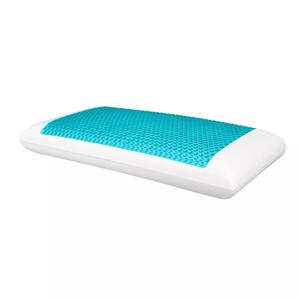 Luxus Medium Firm Ungiftiges Gel Infundiert Cool Silikon Memory Foam Kissen Gestrickte Nackens tütze Solid Pattern Type - Product Image 6