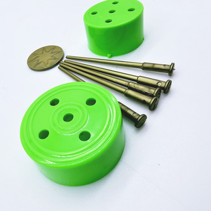 G0520 Clavo Mágico a Través del Plata, Clavo Mágico a Través de la Moneda, Accesorios de Magia del Rey, Juguetes para Niños, Actuaciones Festivas - Product Image 3