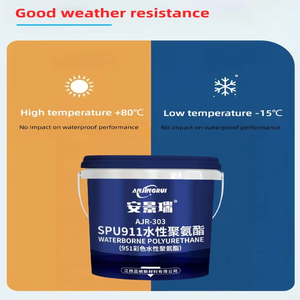 <span class=keywords><strong>Membrana</strong></span> Impermeabilizante de Poliuretano a Base de Agua, Colorida, con Revestimiento Impermeable de PU, Conveniente y Eficaz <span class=keywords><strong>para</strong></span> Sellado de Techos y Paredes - Product Image 5