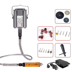 Meuleuse Électrique Suspendue à Arbre Flexible avec Flexible pour Meulage Polissage Gravure Bijoux et Atelier DIY - Product Image 1