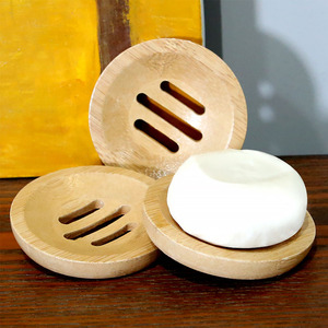 Jabonera <span class=keywords><strong>de</strong></span> Baño Grande <span class=keywords><strong>de</strong></span> Bambú para Jabón Líquido y Jabón en Barra, Soporte para Jabón - Product Image 1