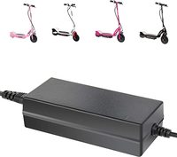 Chargeur de Batterie au Lithium 42V 2A avec Adaptateur Secteur et Tête GX16, Adaptateur de Charge CA, Prise d'Entrée US