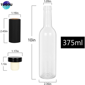 Botella de Vidrio Negra Oslo para <span class=keywords><strong>Vodka</strong></span> de 200ml, 375ml, 500ml, 700ml, 1000ml y 750ml, Personalizable, Ideal para Fiestas y Regalos - Product Image 5