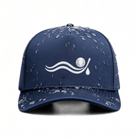 Casquette de golf à séchage rapide, hydrofuge, respirante, perforée au laser, casquette de sport pour le golf, la randonnée et les voyages