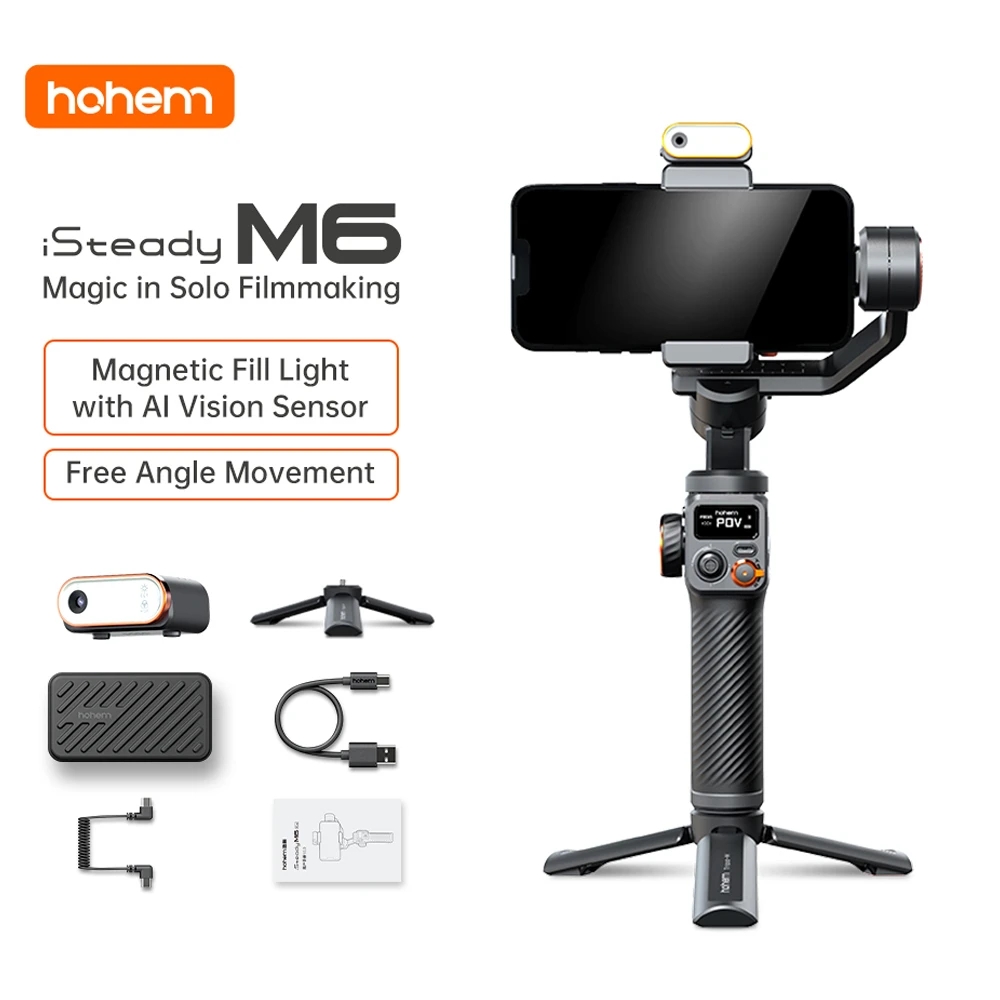 Hohem Isteady M6 Handheld Gimbal Stabilizer - Selfie Tripod