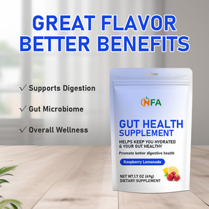 Suplemento en polvo para la salud intestinal OEM ODM que te ayuda a mantener la hidratación y la salud de tu intestino con vitamina C, sabor limonada de frambuesa. - Product Image 5