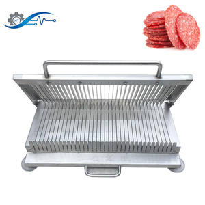 다기능 수동 슬라이서, 손으로 누르는 두꺼운 스테인리스 스틸 이중 칼날, 날카로운 고기/채소/조리된 음식 슬라이서 - Product Image 1