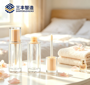 Clear PETG <b>Lip</b> Gloss Bottle 5ml Screw Cap Empty Refillable Cosmetic Container for <b>Lip</b> Balm Makeup - Product Image 2
