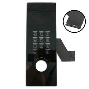 Interruptor de membrana capacitivo do teclado da casa inteligente da china preço da fábrica personalizado alta qualidade pmma botão de toque