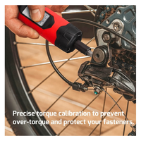 21 Uds preestablecido ajustable 10-65In.lb controlador de par Manual destornillador de par de ventana herramienta de reparación de bicicletas