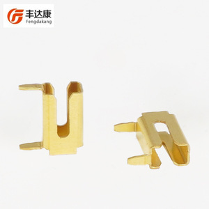 Boîtier de connecteur en laiton Fengdakang, borne de câblage estampée de précision 0,5 mm pour applications électriques - Product Image 2