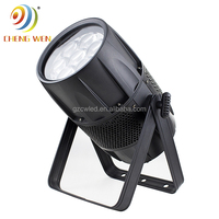 Projecteur PAR étanche IP65 7x40 W RGBW 4 en 1 Zoom LED PAR 64 pour mariage, fête, scène, DJ, discothèque
