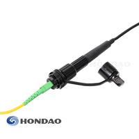 Câble de branchement FTTH avec connecteur mini étanche SC/APC, cordon de raccordement fibre optique pré-terminé