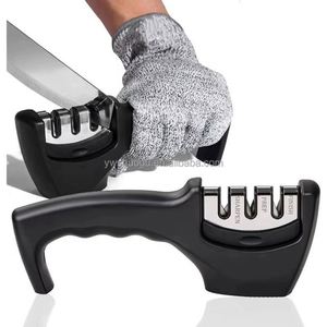 Aiguiseur de couteaux de cuisine multifonctionnel en céramique rapide pour la maison, en acier au tungstène et diamant, écologique, affûtage en quatre étapes - Product Image 2