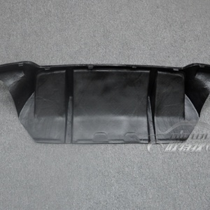 DTM Style Carbon Fiber Rear Bumper Lip Fin Spoiler Winglet <b>Splitter</b> Diffuser for BMW F10 M5 2012-2017 - Product Image 5