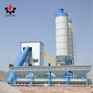Fixed Mixing Plant Advanced Electrical Ready Mixed Mini 50m3/h Concrete Batching Plant Mobile Stabilized Soil Mixing Plant