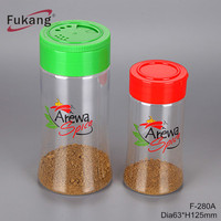 Spice Salt Seasonings Condiments Pepper Herb PET Jars
