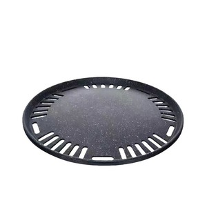 Round Non-Stick Grill <b>Pan</b> For Barbecue Restaurants Durable Spot Welded Iron Plate - Product Image 5