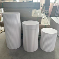 Socle rond de qualité supérieure pour gâteau, centre de table, couleur disponible, support à fleurs pour décoration de mariage