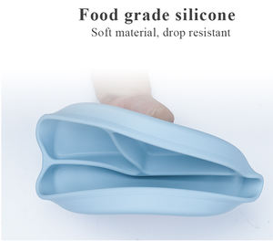 MARS <span class=keywords><strong>EXPO</strong></span> vente en gros ensemble de salle à manger pour bébé forte aspiration silicone de qualité alimentaire sans BPA comprend des assiettes bols cuillères bavoirs - Product Image 6