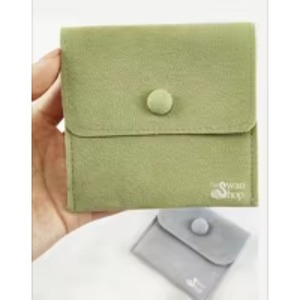 Luxury Microfiber Envelope Jewelry Display Packaging <b>Pouch</b> Bag Custom Logo Suede Jewelry Bags Gift Velvet <b>Pouch</b> for Jewelry - Product Image 4