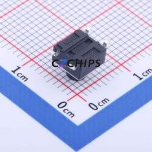 K2-6639SP-E3SC-04 Tactile Switch SMD-4P,6x6mm Switch 1.8N Vertical Mount 6mm 6mm - Product Image 2