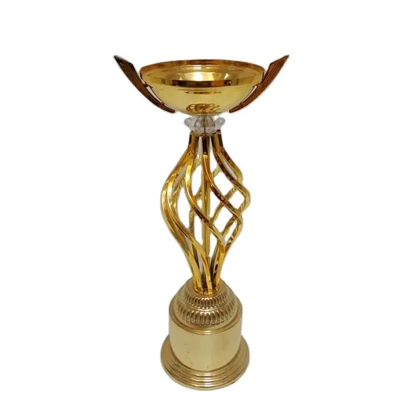Trofeo di alta qualità coppa trofeo oro a buon mercato Souvenir in metallo tazza sportiva HD stampa digitale trofei e medaglie placcati sport 50 pezzi