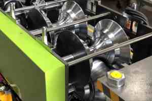 Farbiges Stahl profil Dachfirst Rollen form maschine/Dachziegel Ziegel Baustoff maschinen - Product Image 3