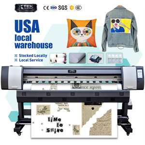 XTEK- 1900I New Large Format Printer 1.89M Wide Digital Printer CMYK Sublimation ink I3200 Head high quality board For T-shirt - Product Image 2