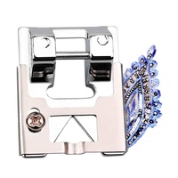 Pied presseur pour Machine à coudre pour tressage, adapté à toutes les machines à coudre à tige basse, Singer, Brother, Babylock, Janome, Elna, Euro-Pro