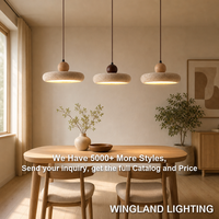Lampe suspendue vintage en pierre jaune, lampe décorative pour chevet, bar, salle à manger, îlot de cuisine