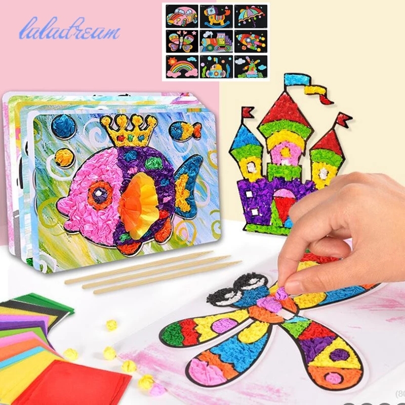 Creative Paper Crafts Kindergarten Children DIY