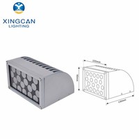 Lumière murale LED extérieure personnalisable DALI, variateur de lumière LED, aluminium, IP65, étanche, 12W, 18W, 24W, pour couloir, hôtel, villa, paysage