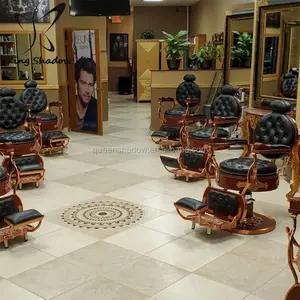 Beauty barbershop antique salon equipment and furniture hair saloon chairs used barber chairs for sale