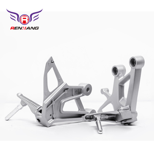 Repose-pieds Renhang pour moto ZONSHEN Cyclone <span class=keywords><strong>RC600</strong></span>, système de carrosserie (matériau ADC12, couleur argent, positionnement inférieur, garantie 1 an) - Product Image 6