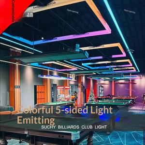 Lampadario a <span class=keywords><strong>LED</strong></span> di Alta Gamma per Sale da Biliardo, Luce Atmosferica Cambiacolore, Illuminazione Esterna che Attira Ricchezza - Product Image 4