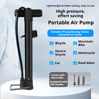 Premium Rapid Inflation 185g Lightweight 30.5cm Bike Floor Pump for Road MTB Ebike CE Certified Durable Tire Inflator