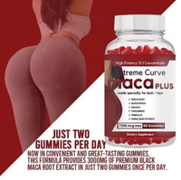 Fabricant Maca Plus Gummy pour l'augmentation et le raffermissement des fesses, des cuisses et des hanches, favorisant des courbes BBL, bonbons gélifiés