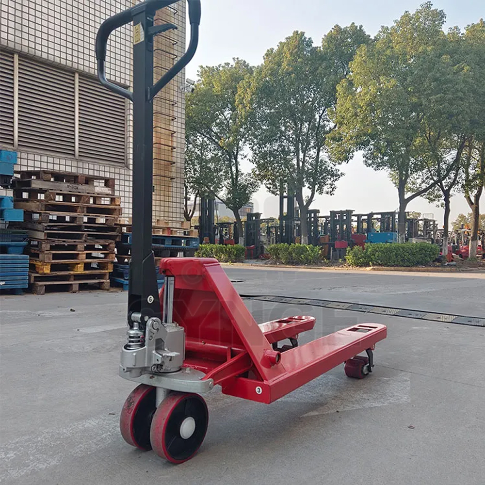SYNGE Factory Supply 1.5ton Manual Hand Pallet Truck China Manufacture Manual Trolley for Sale