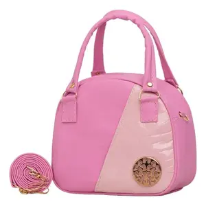 Bolso Bandolera Vintage para Mujer Fana Bonita, Diseño Geométrico Rosa, Correa Única de Lana, Cierre de Cremallera, Uso Diario - Product Image 1