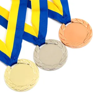 Médaille de Jésus à insertion vierge de sport de course en métal personnalisé bon marché
