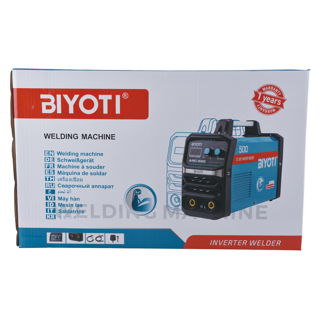 BYT-ARC-500 Digital Display ARC Welder 160A 220V IGBT Inverter MMA Welding Machine for 1.6mm-4.0mm Rods Carbon Steel Welding
