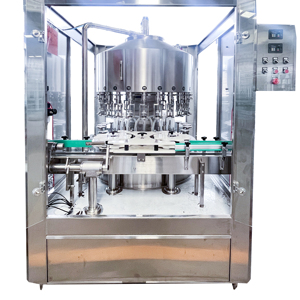 Machine de remplissage et d'emballage de jus à contre-pression entièrement automatique, machine de mise en bouteille de vodka et de vin - Product Image 1