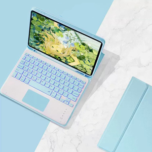 2025 Hot Bán bàn phím thông minh trường hợp đối với <span class=keywords><strong>iPad</strong></span> 11 "10.9" inch không dây có thể tháo rời bàn phím cho <span class=keywords><strong>ipad</strong></span> trường hợp với chủ bút chì - Product Image 2