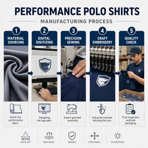 Performance Breathable <strong>Polo</strong> <strong>Shirt</strong> <strong>Men</strong> Uniform for Event Staff Quick Dry Pique <strong>Shirt</strong> Wholesale Price Custom Embroidery Logo - Product Image 6