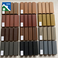 Revêtement de mur extérieur en composite de bois de grain de bois de haute qualité Panneaux muraux de façade en WPC anti-rayures