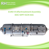 Système de post-traitement des gaz d'échappement diesel Euro VI DPF SCR DOC pour camions, moteurs, pièces, module, catalyseur